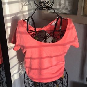 Pink crop top